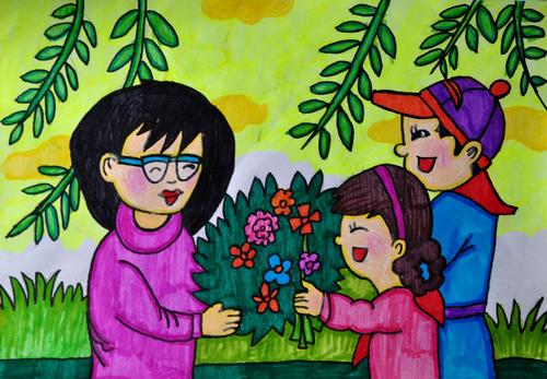 Hãy xem những bức tranh vô cùng đặc biệt mà lớp 8 đã vẽ để chào mừng ngày Nhà Giáo Việt Nam 20/11 năm nay. Chắc chắn bạn sẽ thấy được tình cảm và sự cố gắng của các em học sinh trong từng nét vẽ.
