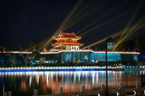 荆州古城夜景迷人,荆州古城夜景(2) - 伤感说说吧